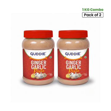 Combo - Guddie Ginger Garlic Paste Jar (2 × 1kg)