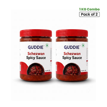 Combo - Guddie Schezwan Spicy Sauce Jar (2 × 1kg)