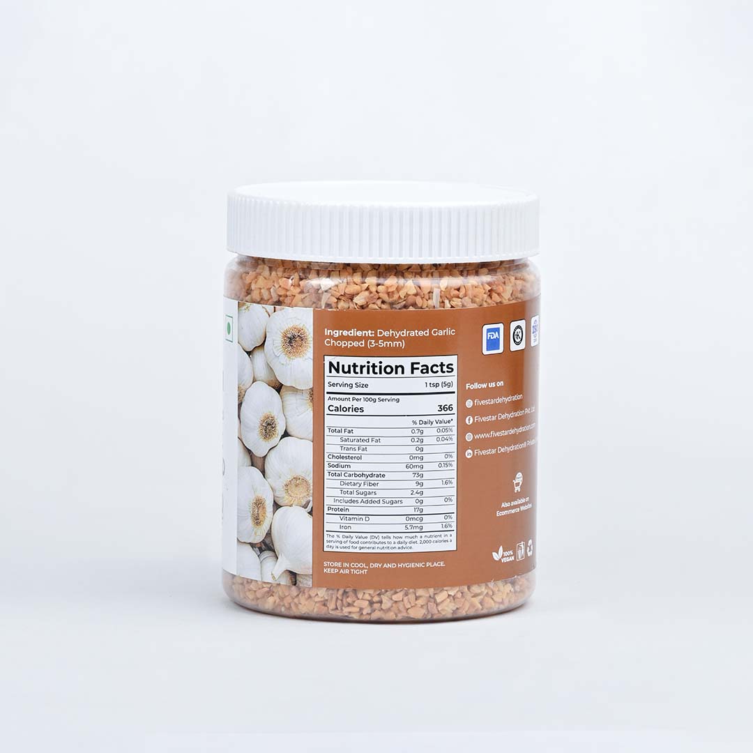 Fivestar Dehydrated Garlic Chopped 550g