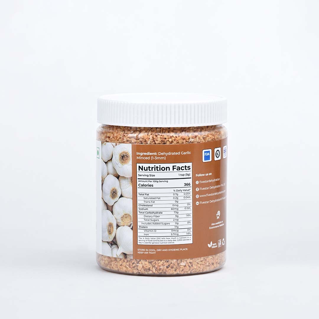 Fivestar Dehydrated Garlic Minced 550g