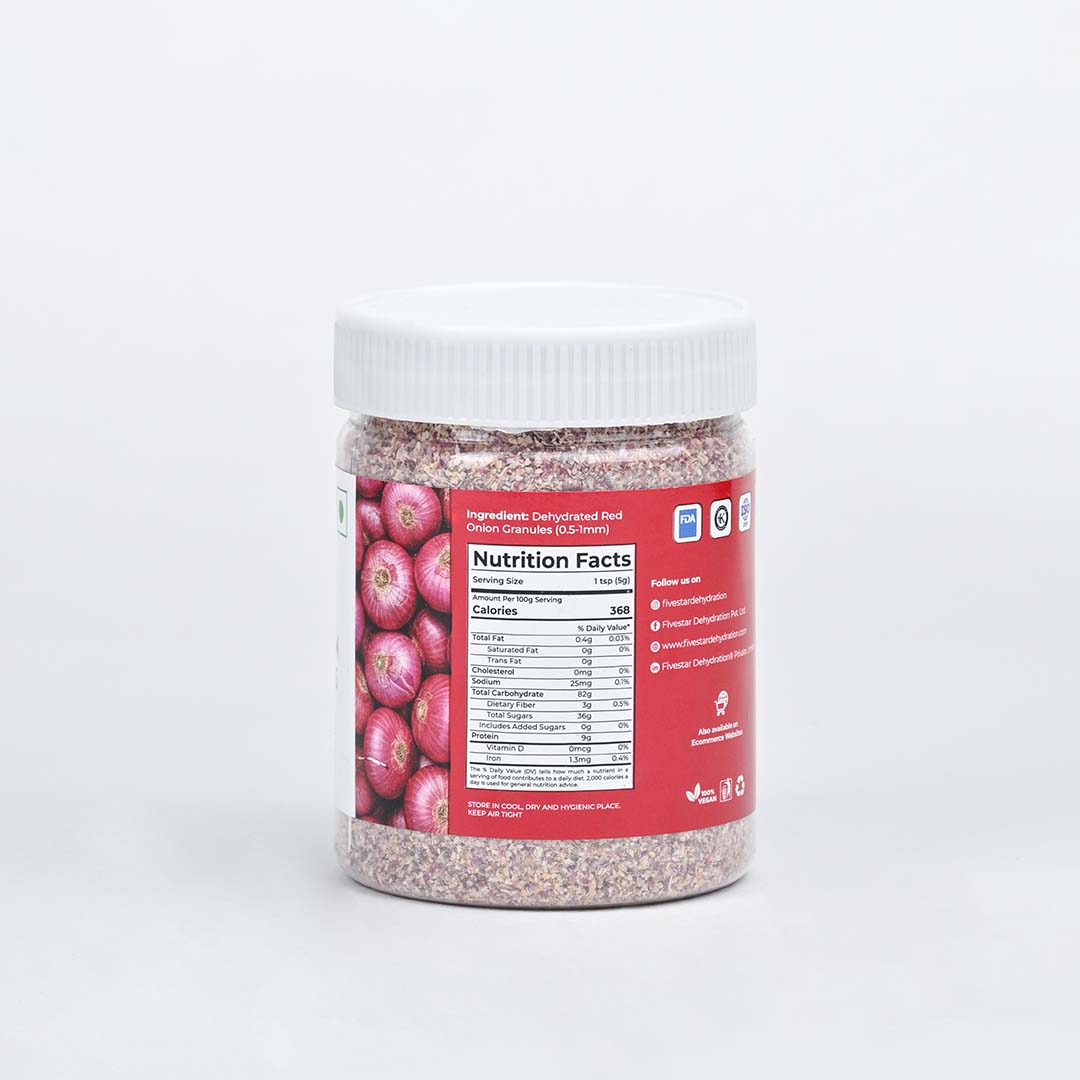 Fivestar Dehydrated Red Onion Granules 200g