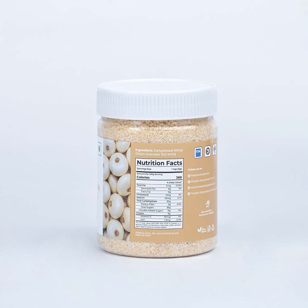 Fivestar Dehydrated White Onion Granules 200g