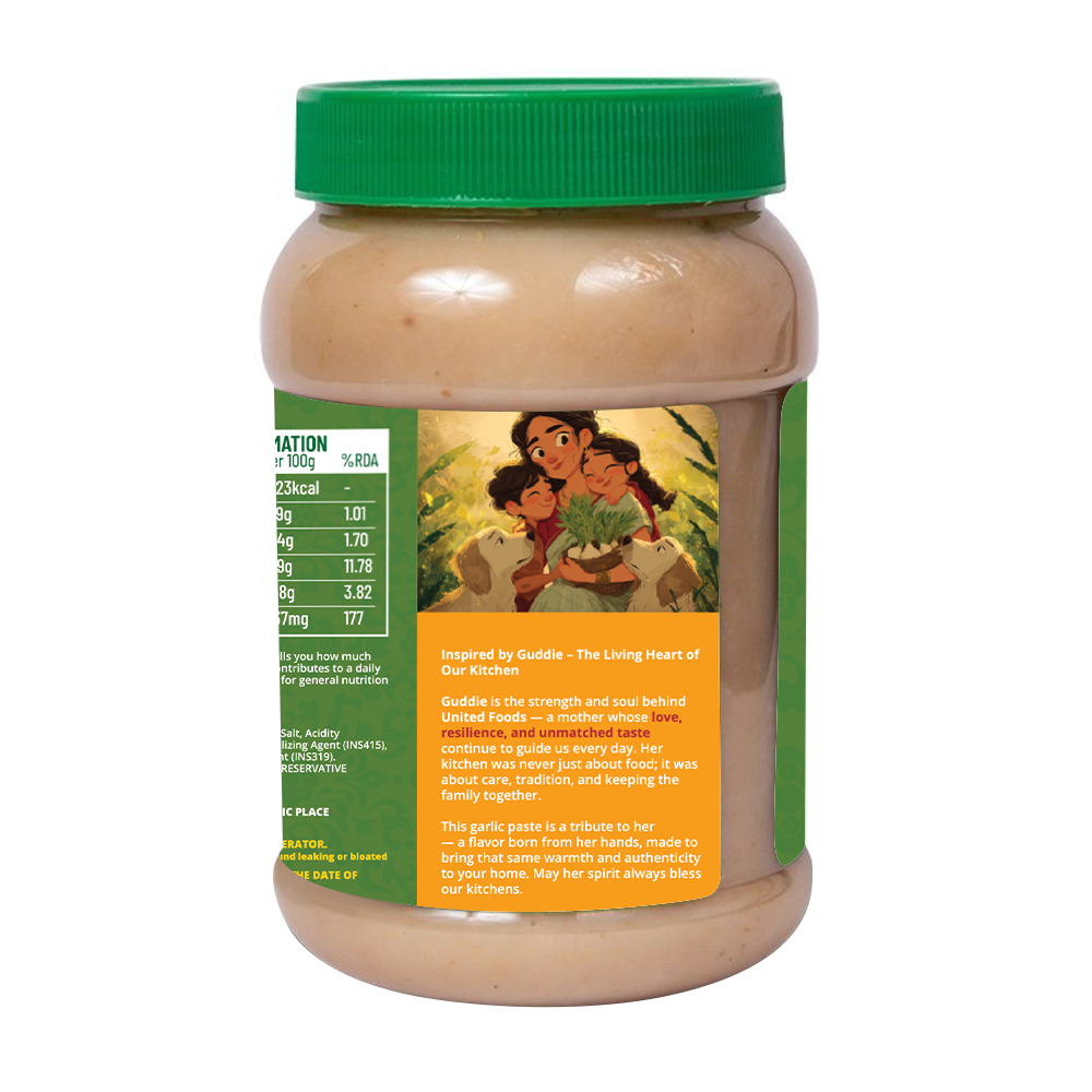 Guddie Garlic Paste Pouch (1 kg)