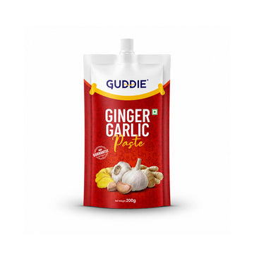 Guddie Ginger Garlic Paste Pouch (200g)