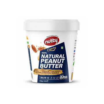Nutty Natural Peanut Butter Crunchy (1250g)