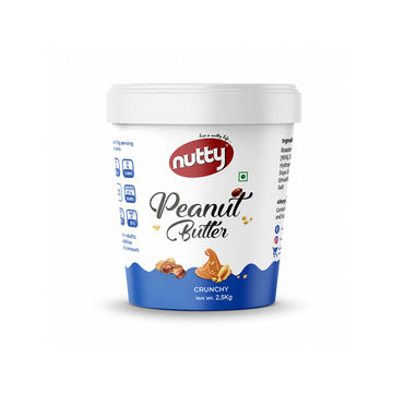 Nutty Peanut Butter Crunchy (2.5kg)