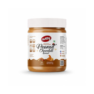 Nutty Peanut Chocolate Spread Crunchy (1kg)